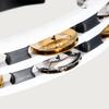 MEINL Percussion ABS Tambourine Jingles Recording-Combo Dual-Alloy TMT1M-WH []