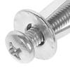 2026 Best!! Czech Republic Riveting Nuts Silver Color Iron Material for Home Use 10pcs Versatile Nail