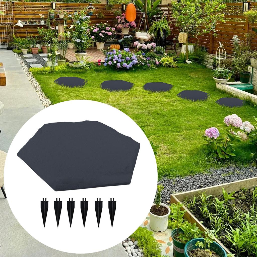 Trittsteine Wege Landschaftsgestaltung Dekoration Dekorative Trittsteine Mit Erdspießen Für Weg Hinterhof Pool Terrasse Außenbereich
