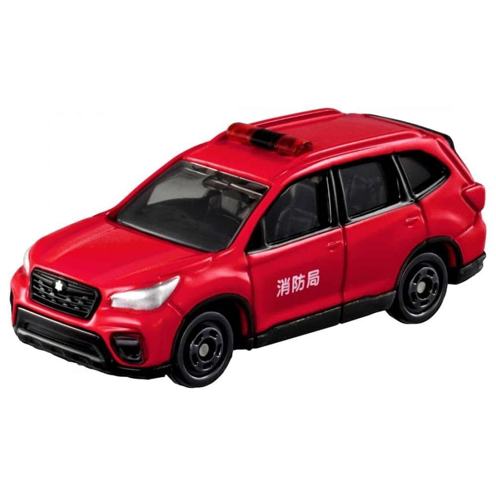 

Takara Tomy Tomica No.99 Subaru Forester Fire Command Vehicle Toy Miniature Car for Ages 3 and Up
