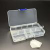 10-Grid Detachable Plastic Storage Box for Tools and Accessories