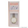 Fieldwork Analog Watch with Moomin Leather Simple Moomin Print Watch Gray Women's Design, Strap, J, MOM021-2