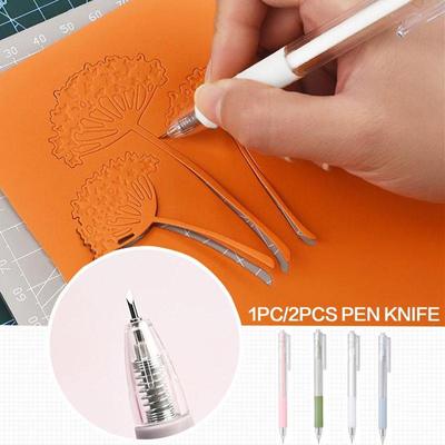1PC Art Utility Knife Pen Express Box Coltello Tagliato Adesivi Scrapbooking Utensile da taglio Forniture artigianali fai da te