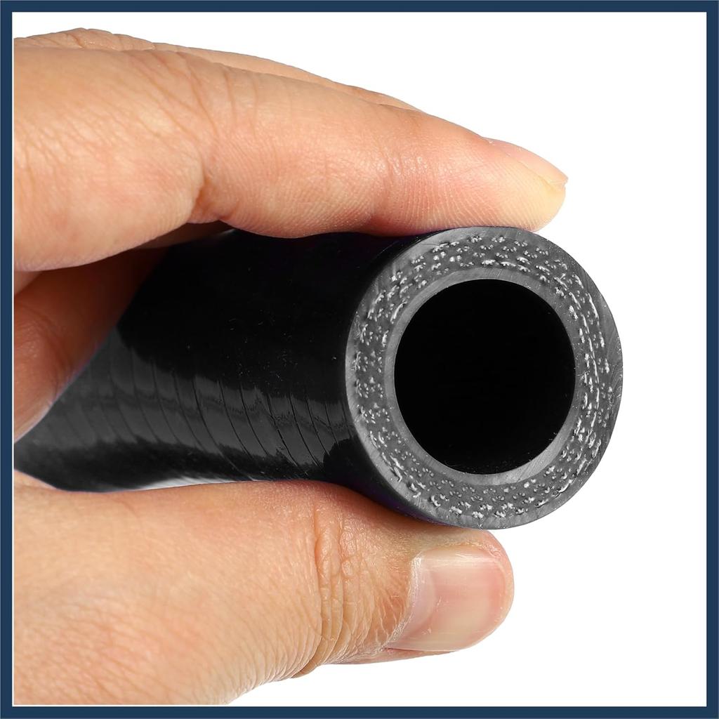 1 Set 19mm 0.75" ID 90 Degree Elbow Engine Silicone Hose Black Stylish Design