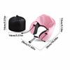 Removable Cover U-shaped Neck Pillow Washable Cover Hooded Neckrest Pad  Car Neck Support