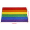 Rainbow Flag Gay Pride Lesbian Banner Striped Event Pennant Lgbt Sign