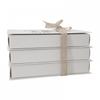 3Pcs Stacked Simulation Books Charming Rustic Decor Items for Home Styling
