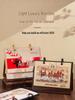 2026 Chinese Style Wooden Desk Calendar - Office Desktop Ornament & Gift