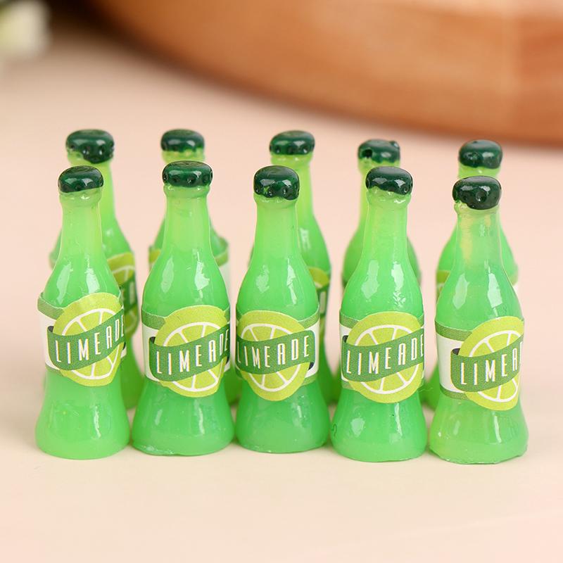 Various Styles 10pcs Mini 1/12 Dollhouse Miniature Simulation Whisky Wine Bottles Pretend Play Toys Doll Food Drink Accessories