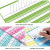 Outus 6 Pieces Incentive Reward Charts Laminated Dry Erase Incentive Chart Reward Chores Chart for Learning Attendance Homework Progress Tracking