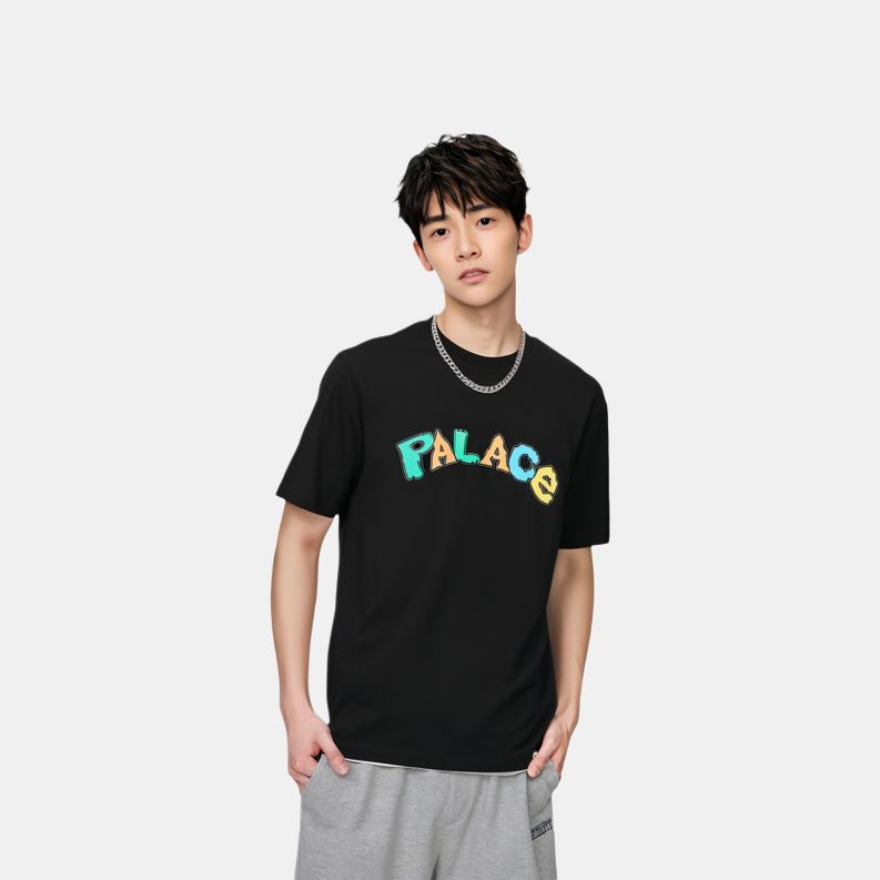 Palace X WWE Nice Day T-Shirt Black Unisex Tops P22TS462