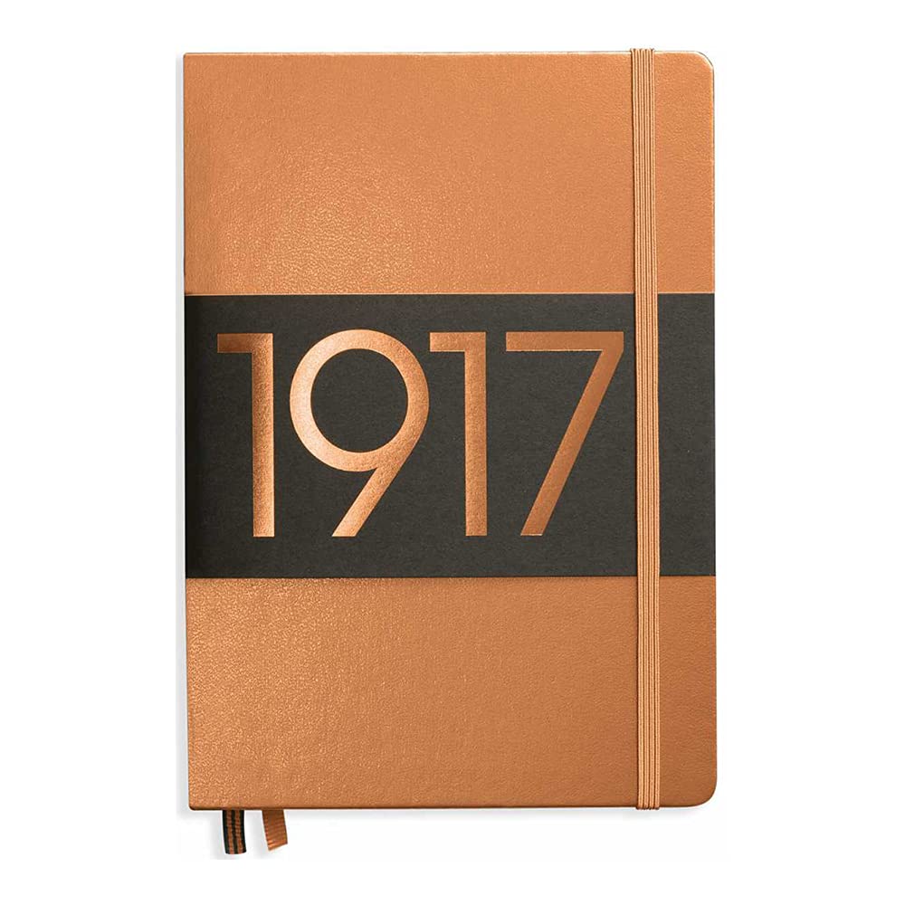 

Блокнот Leuchtturm Горизонтальный Официально Импортированный, A5, Линованный, Медный, 355521,