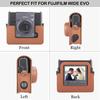 HIYQIN Fuji Wide EVO Sofortbildkamera Polyurethan-Leder Schutzhülle für Instax Wide EVO Kamera und Drucker Wide EVO Tragetasche mit verstellbar