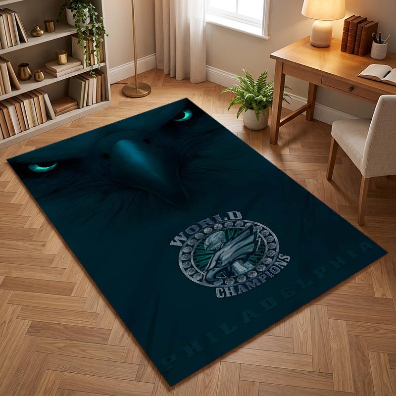 Philadelphia Eagles (1) Office Carpets Suitable for Living Rooms Bedrooms Offices and Kitchens a Gift for Modern Home Decor