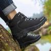 High-top Boots Men Shoes Anti-slip Shock-absorbing Thick-soled Outdoor  Hiking Shoes Men Comfortable Breathable Casual Shoes Men