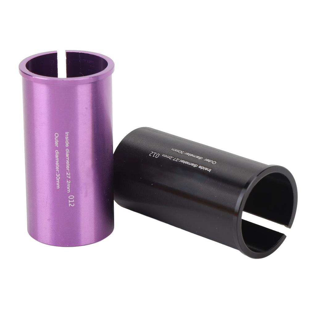 2 STÜCKE Aluminiumlegierung Sattelstützen-Shim Leichte Reduzierhülse Sattelstützenrohr-Adapter-Shim für