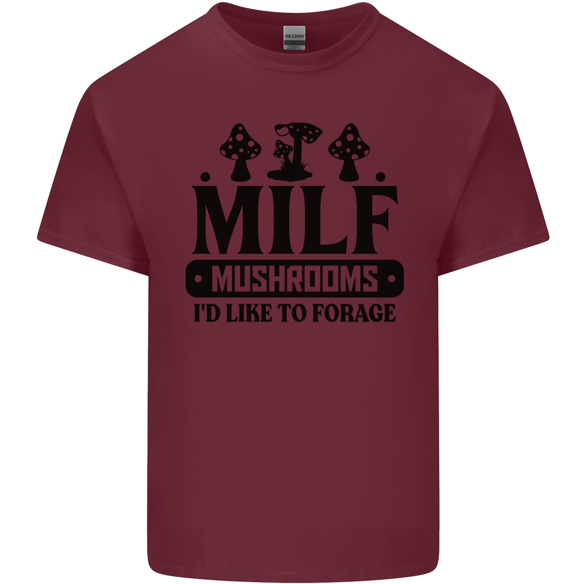 MILF Mushrooms I Like To Forage Unisexs Light Cotton TShirt S