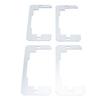 20PCS Wall Plate Spacer Zinc Plated Steel Flush Fit Device Leveling Plate for Fixing Wall