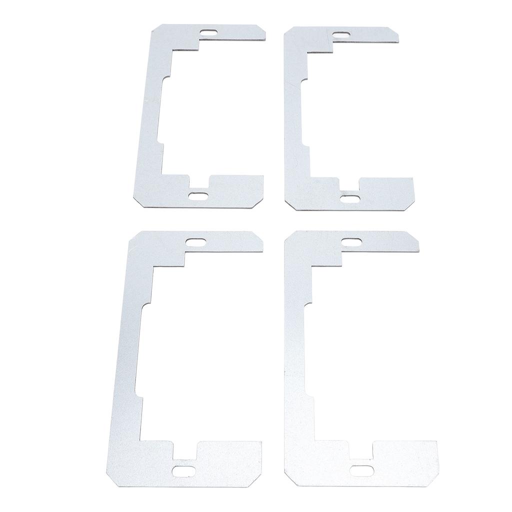 20PCS Wall Plate Spacer Zinc Plated Steel Flush Fit Device Leveling Plate for Fixing Wall