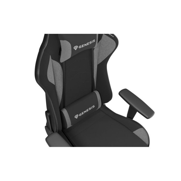 Chaise Gaming - GENESIS - Nitro 440 G2 - Noir-Gris - Réglable en hauteur - Accoudoirs inclus