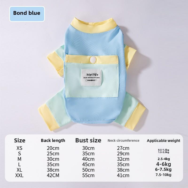 

Летняя одежда для выгула собак, солнцезащитная, охлаждающая, сочетающаяся по цвету, одежда для защиты от солнца для четвероногих, одежда для охлаждения для собак средних и мелких пород, кошек M