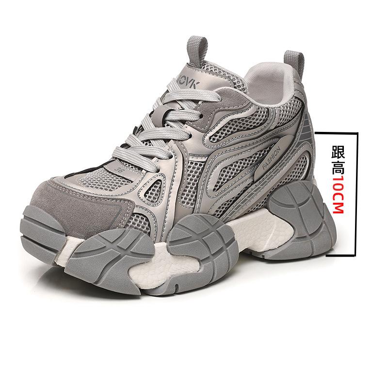 Popular Dad Shoes Women S Versatile Inner Height-Increasing Women S Shoes Spring Platform Casual Shoes Women S Shoes 34