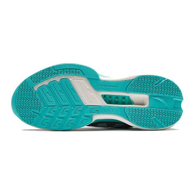 Anta Kinder Wind Chaser 6.0 Rutschfest Stoßdämpfend Abriebfest Atmungsaktiv Rückfedernd Niedrig geschnitten Laufschuhe Kinder Laufschuhe Schwarz Grün 312425517-2