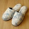 Guest Slippers with Floral Felt Dimensions Size Chausse' 4-Pair Soles, Year-Round Wear, 27cm, 8s31-3