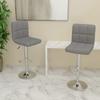 Day and Night - Day and Night Kitchen Stools 2 Units Light Gray Fabric