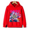 Moletons Blusas com Capuz Meninas Estampa de Desenho Animado Confortável Moletom Infantil Pulôver Casual para Meninas Roupa Esportiva da Moda Roupas Infantis
