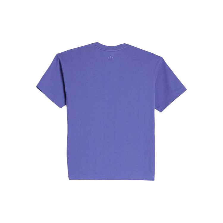 adidas Originals Men's Neuclassics Trefoil Logo Oversized T-Shirt Purple HF9948