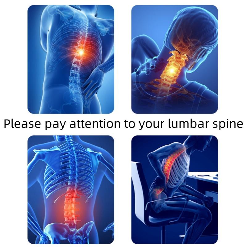 Back Stretcher for Back Pain Relief Multi-Level Adjustable Massager Waist Neck Fitness Lumbar Cervical Spine Support Pain Relief