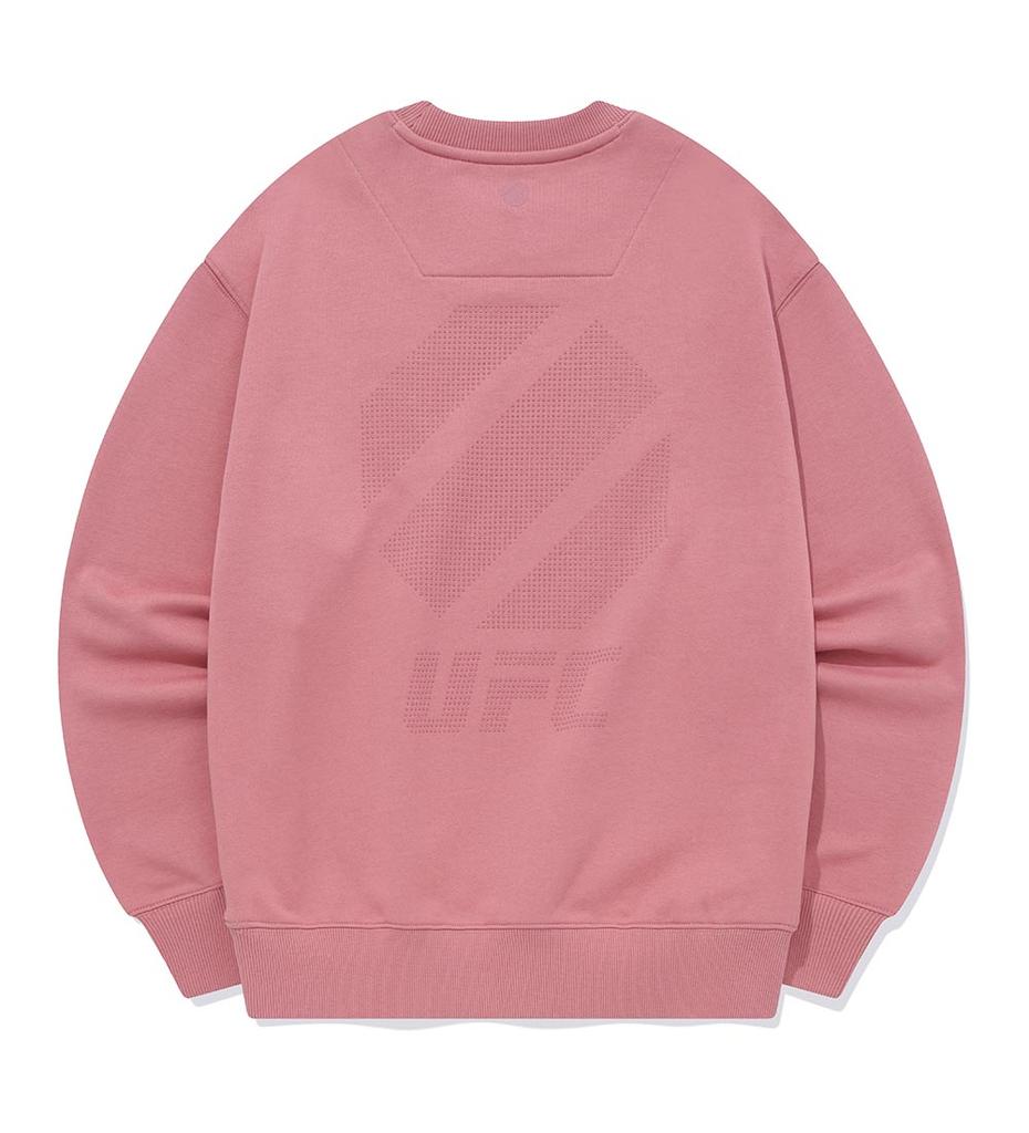 UFC SPORT Ufc 3-Stroke Relaxed Fit Sweatshirt Dusty Rose Pink U2Swv1306Rp