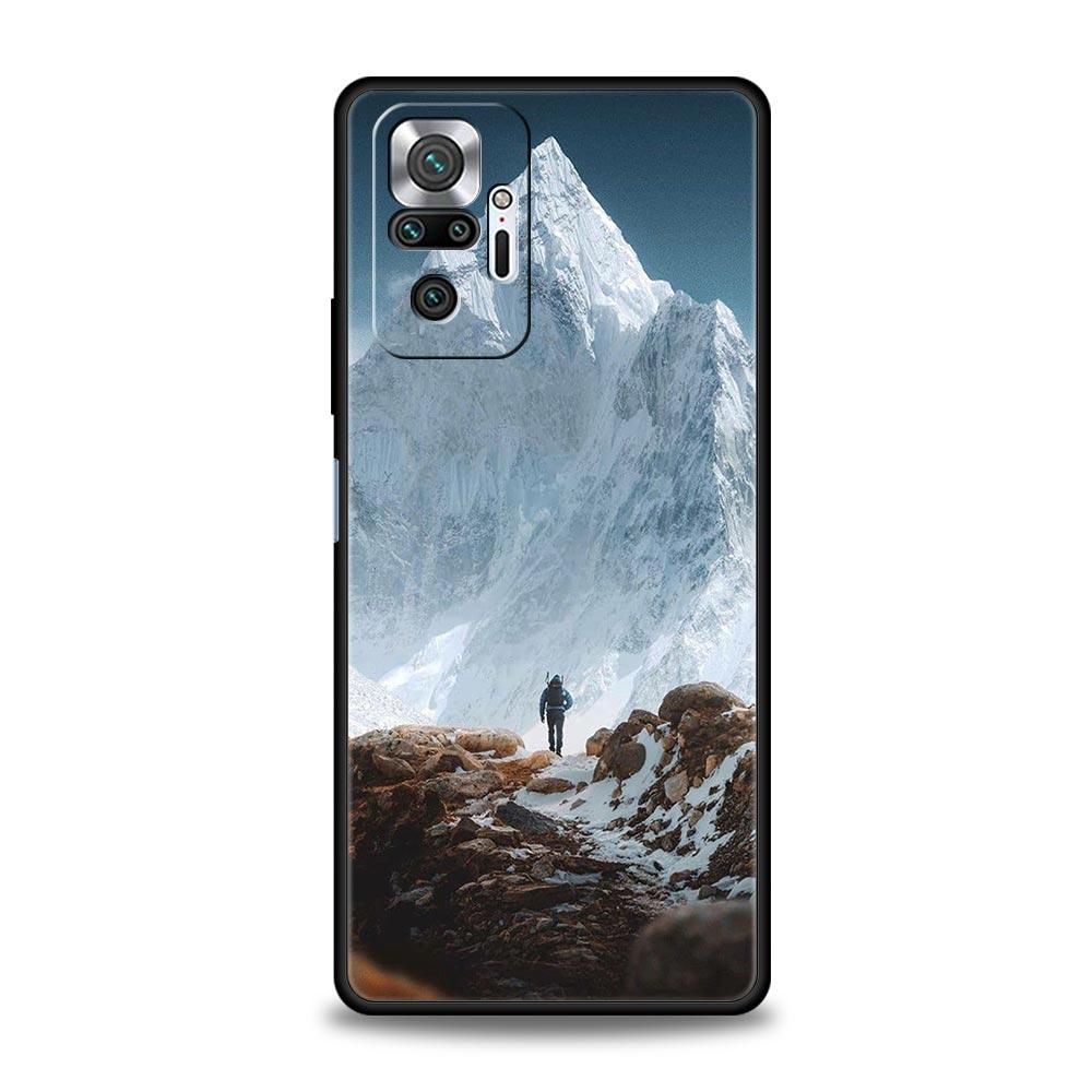 Phone Case For Xiaomi Redmi Note 14 13 12 5G 11 10 Pro Plus 4G 9S 9 14C 13C 12C 10C 9C 9A Cover Everest mountain world first