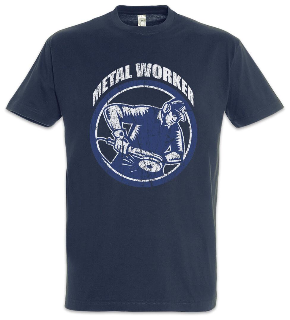 Metal Worker I T-Shirt Locksmith Metalworker Metal Builder Construction- S