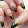 Mixed Patterns Time Gear Flowers Hollow Metallic 3D Flakes Manicure Decor Nail Sequins