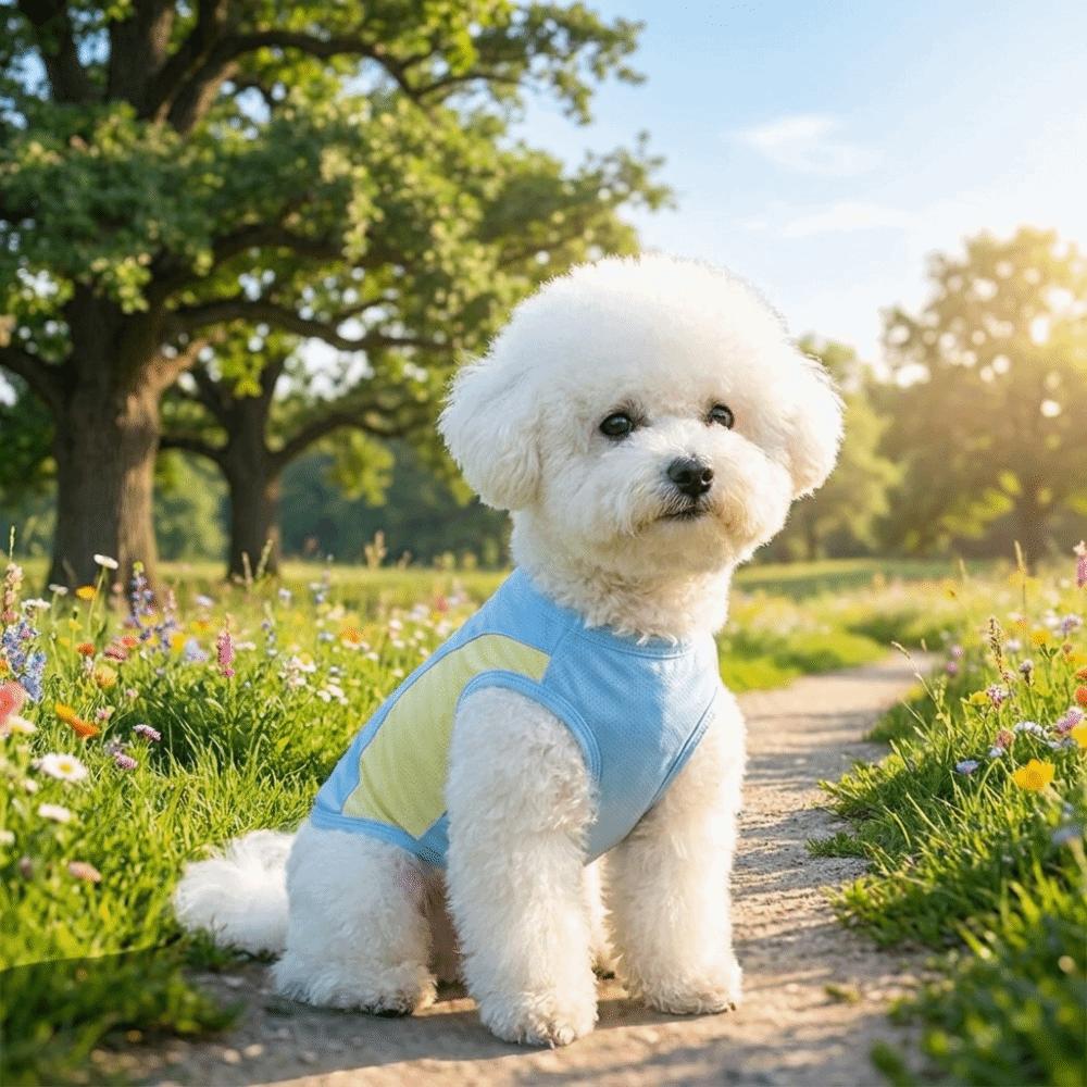 Breathable Mesh Dog Cooling Vest Comfortable Quick Drying Pet Summer Clothes with D Ring Lightweight Pet Cooling T-shirts Hiking