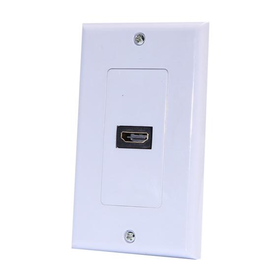 DOONJIEY Single Port Clarity 1080P HDMI-compatible Full High Wall Plate Faceplate Socket