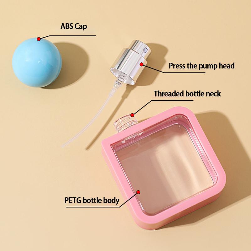 40Ml  Portable Spray Bottle Diy Transparent Liquid Sprayer Simple Unisex Perfume Bottle