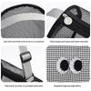 Mesh Toiletry Storage Bag Lightweight See-through Cosmetic Organizer 1Pcs for Daily Commute Gym Shower