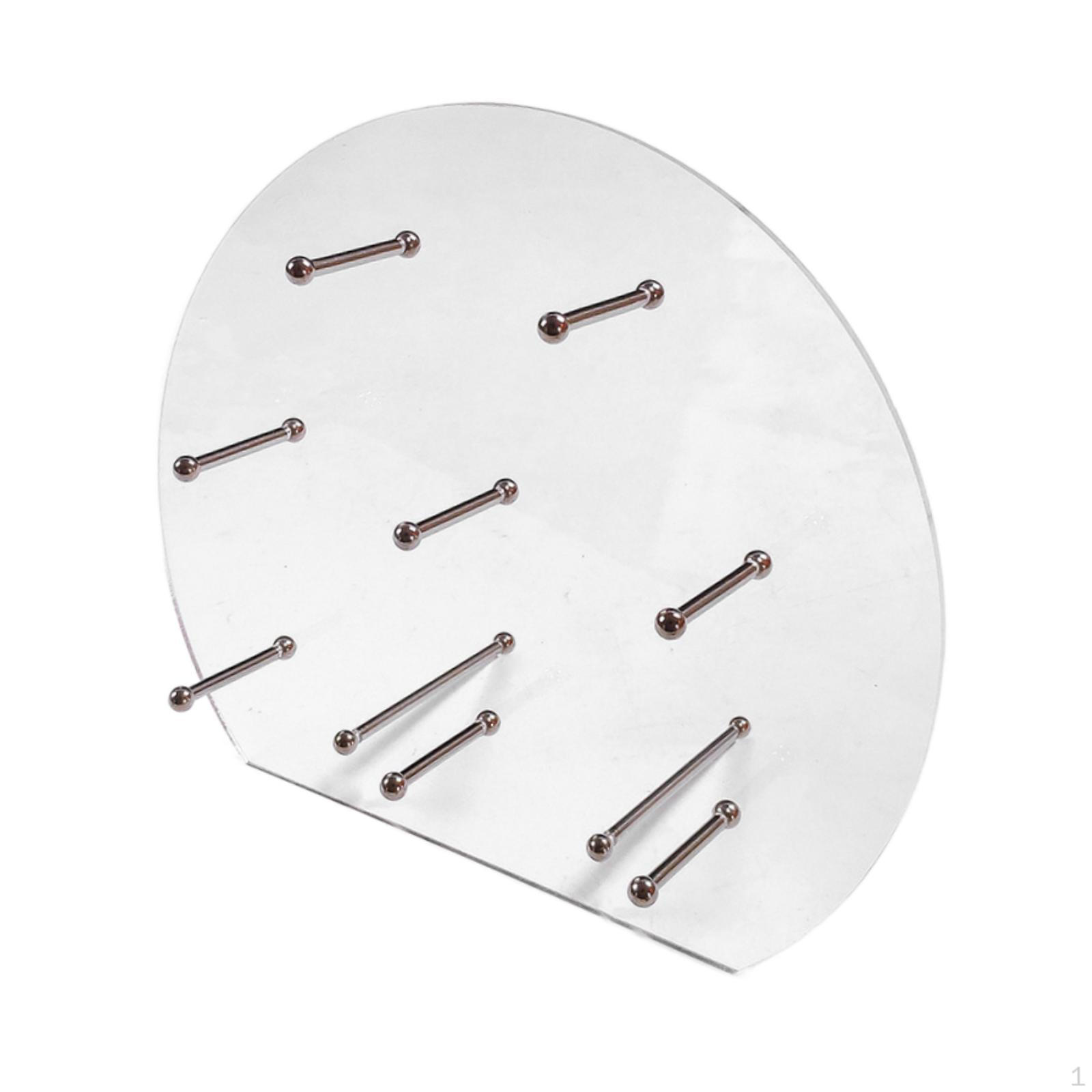 

Акриловый держатель для пончиков, бубликов, подставка для дисплея на Рождество, свадьбу, детский душ серебряный