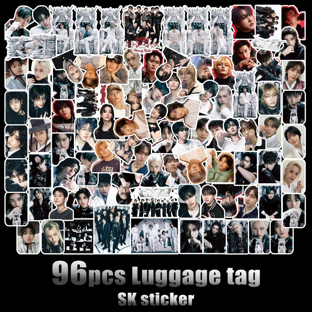96Pcs Straykids Stickers Skzoo New Album Giant Merchandise Huang Xuanchen Merchandise Handmade Account Cute Stickers