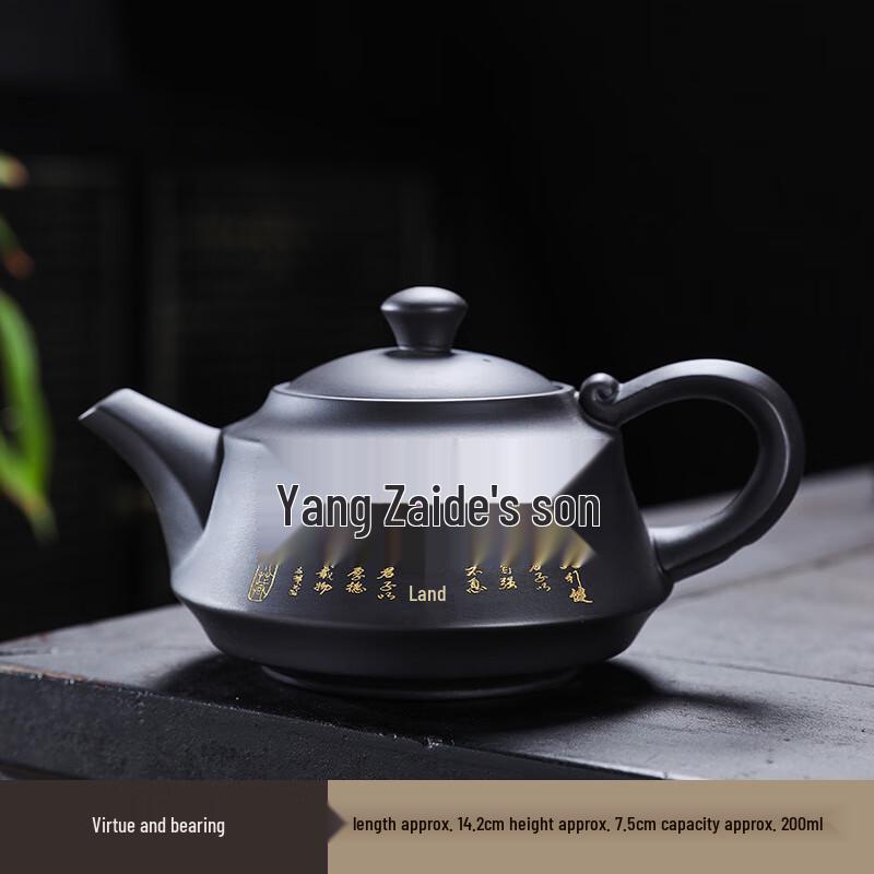 Zhinianhua Handmade Purple Clay Teapot