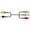 JVC Kenwood Victor RCA Plug X2 To RCA Plug X3 1M VX-15G