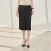 Hiikeu Minimal Signature Skirt_Black
