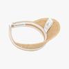 Helen Kaminski Bianka 8 Natural Nuga Stripe Visor Sun Cap