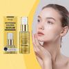 Whitening Golden Serum, Hyaluronic Acid Serum for Face, Brightening Facial Serum, Anti-Aging Anti-Wrinkle Brightening Facial Serum