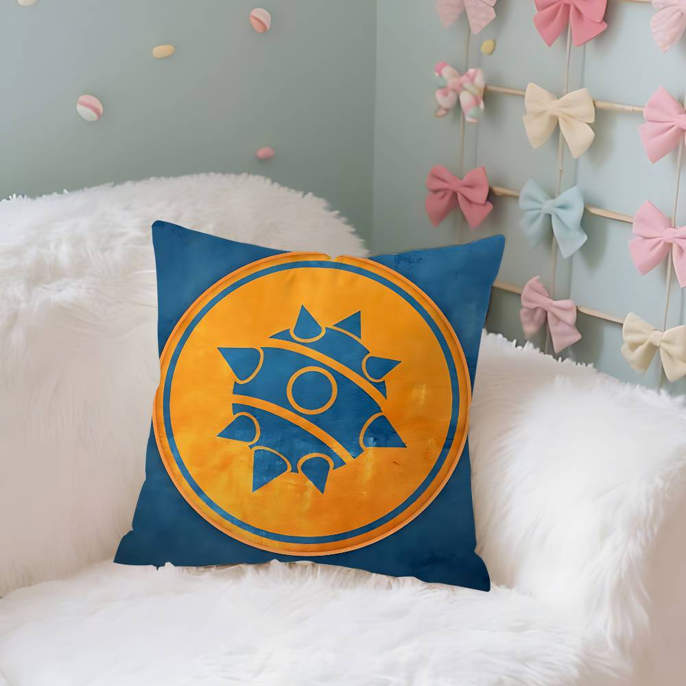 Game-T-tF2-Engineer-Explorer Red Blue TeamS Cool Throw Pillow Covers Pattern Cushion Cover Suitable For Sofa Bedroom Car Pillow