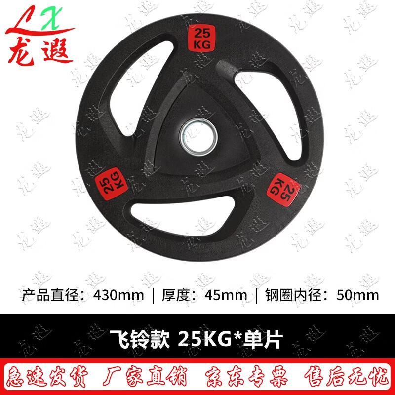 Longxia Rubber Coated Cast Iron Barbell Weight Plates
