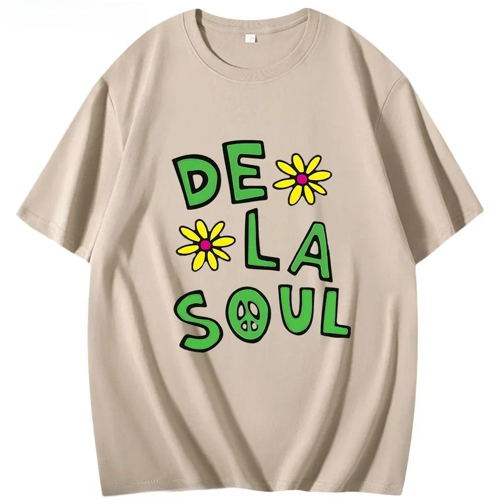 Anime De La Soul T-Shirts Schönes Dela Shirt Kurzarm Kleidung Männer Frauen Niedlich Cartoon Manga Tees Hight Street